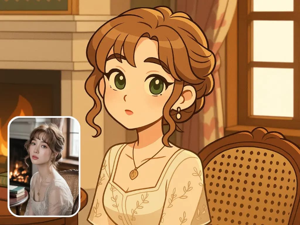 AI cartoon generator example from the original project