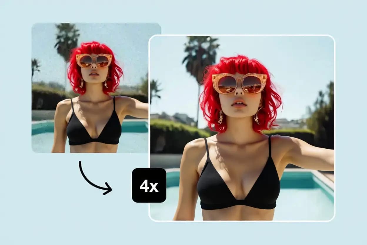 AI image upscaler artwork example from the original project